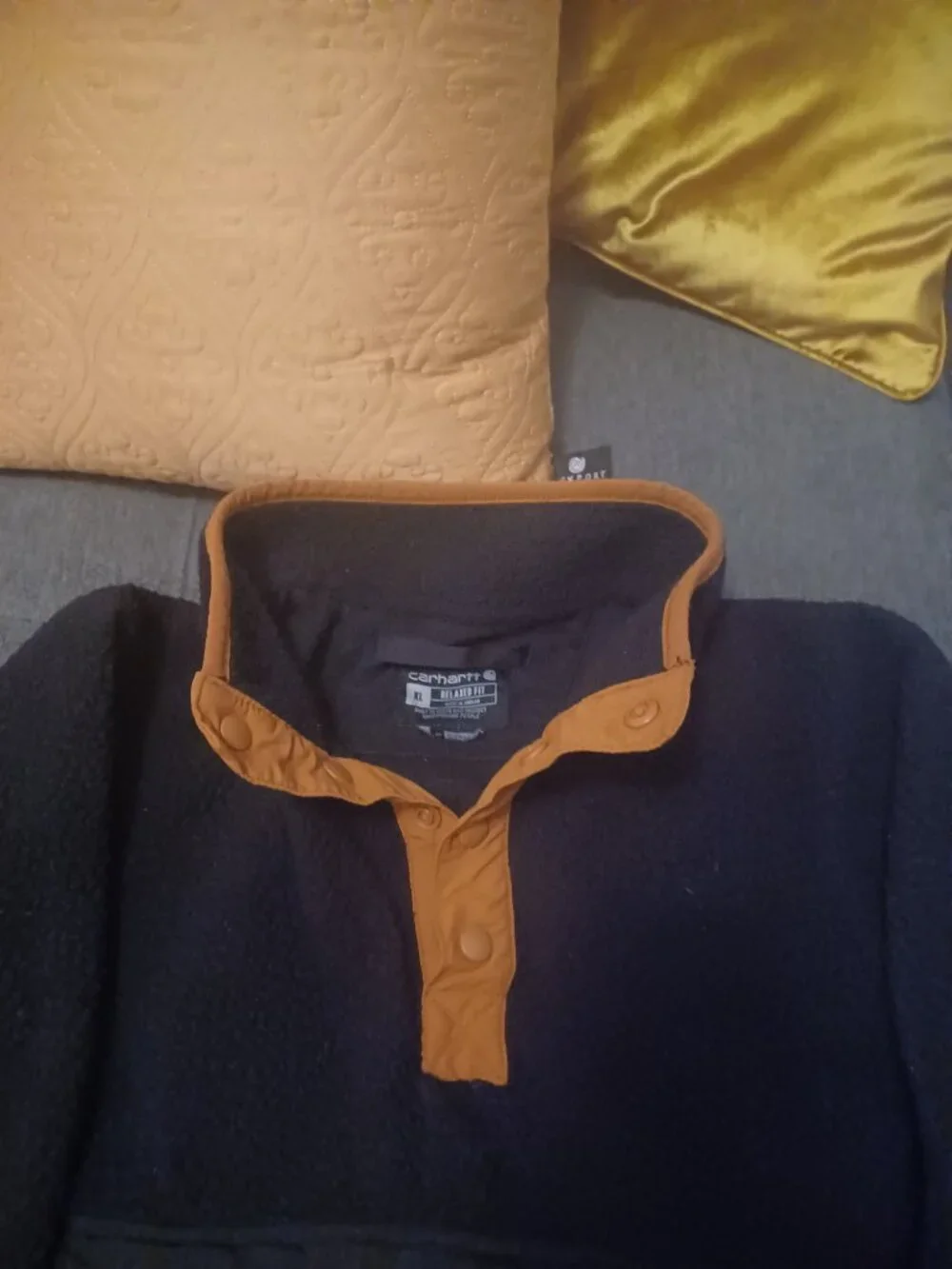 Carhartt Men's Relaxed Fit Fleece Pullover Size XL